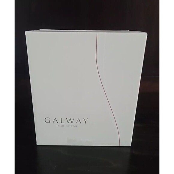 Galway Irish Crystal Galway Signed  Red Wine 7” Glasses Set of 4 w/Box  Ireland - Picture 3 of 4